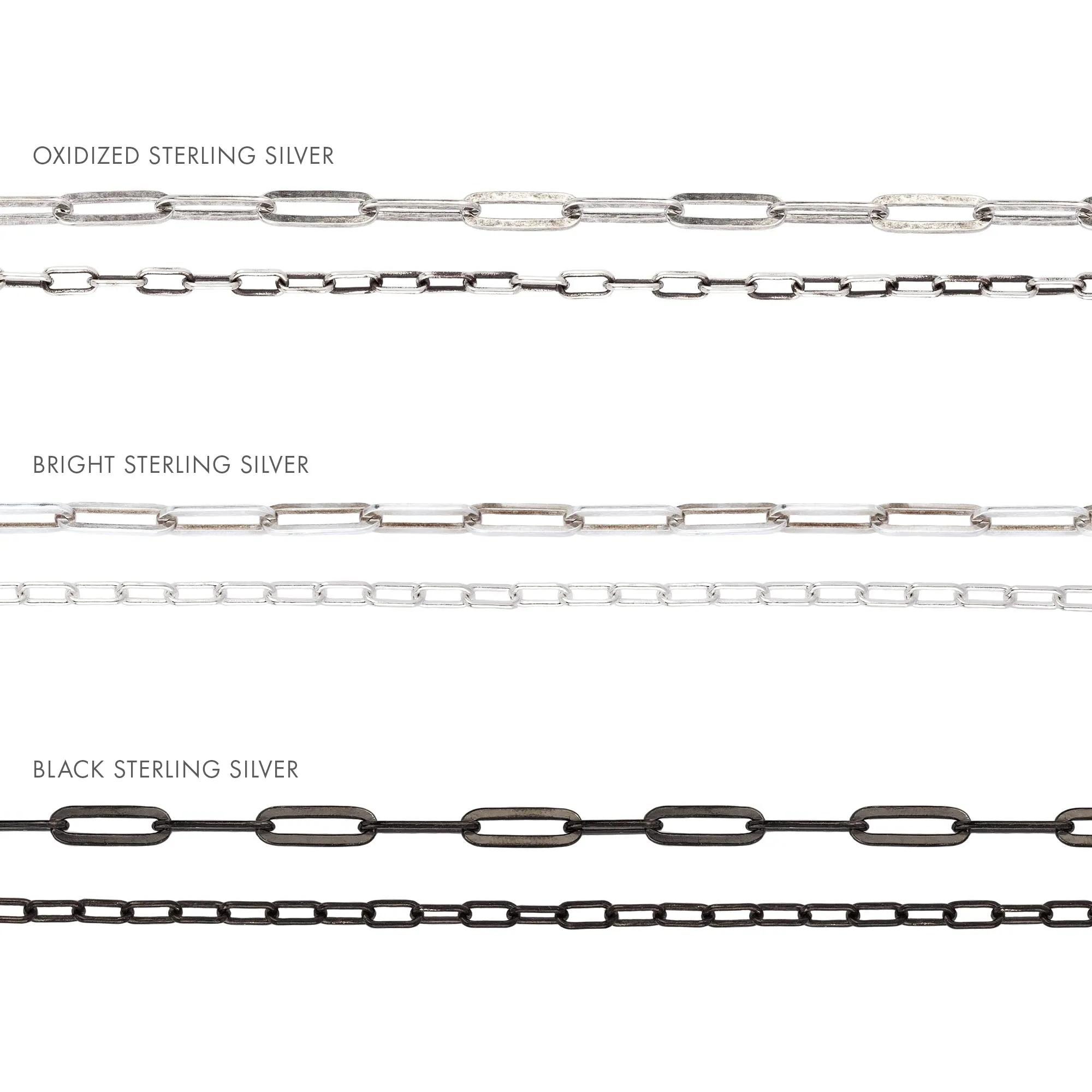 New Beginnings Large Paperclip Chain Necklace