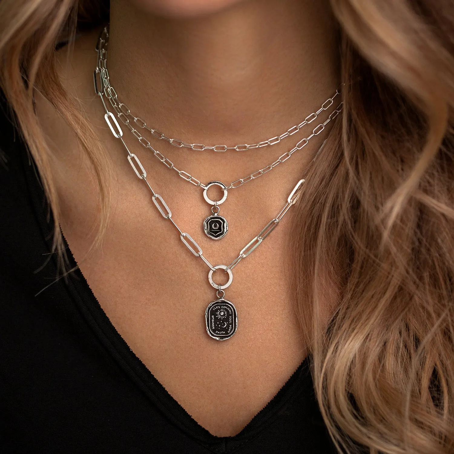 New Beginnings Small Paperclip Chain Necklace
