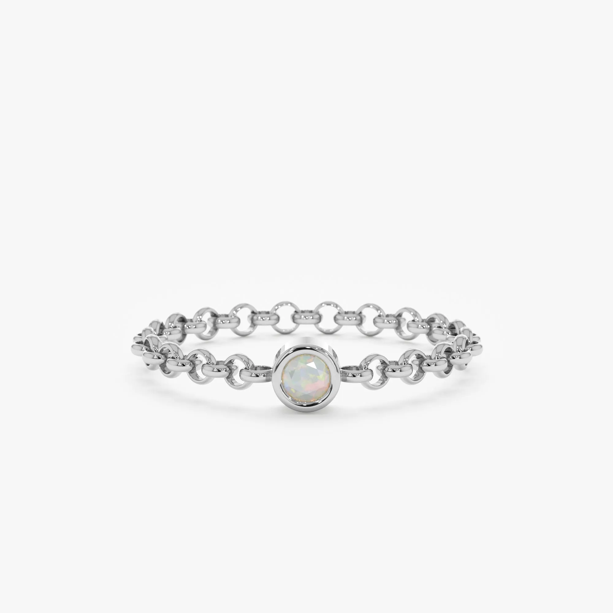 Opal Chain Ring, Adriana SARAHELISE