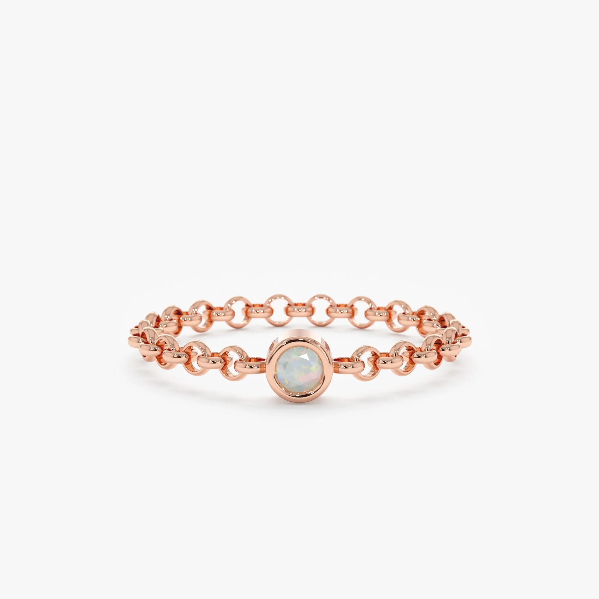 Opal Chain Ring, Adriana SARAHELISE