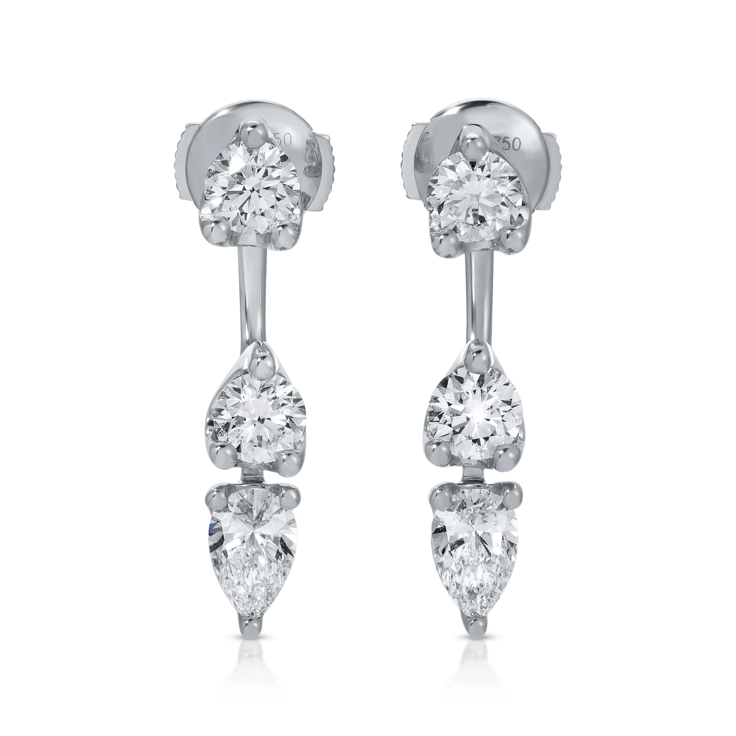 ORBIT ROUND & PEAR DROP EARRING Anita Ko