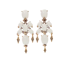Oval Cabachon Earrings