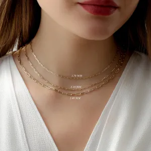 Paperclip Chain Necklace, Talia SARAHELISE