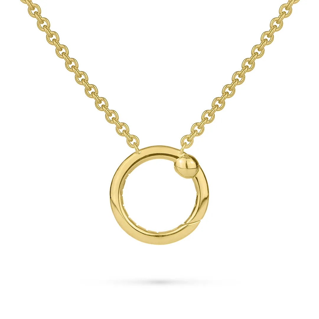 Paul Morelli Meditation Bell Slider Necklace Croghans