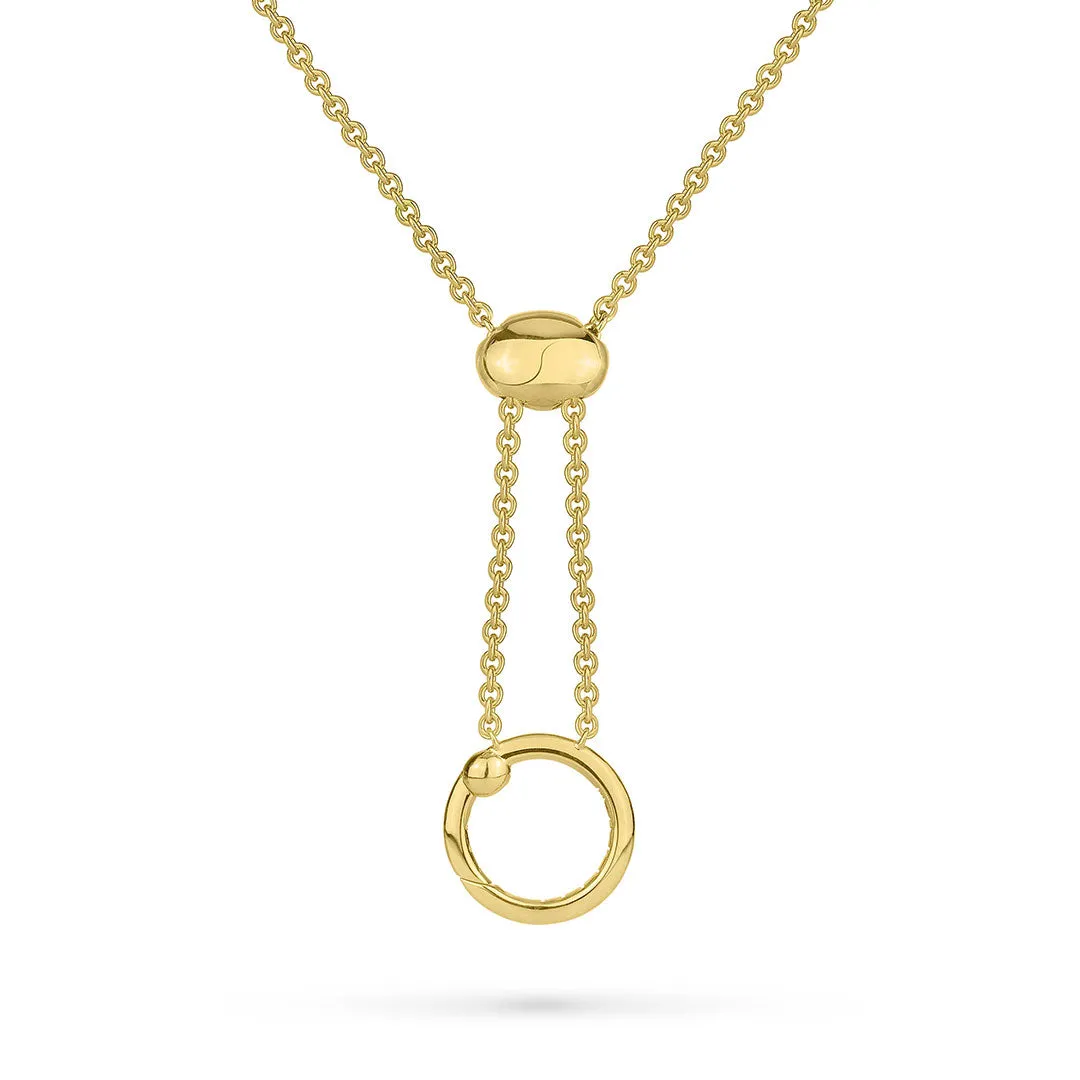 Paul Morelli Meditation Bell Slider Necklace Croghans