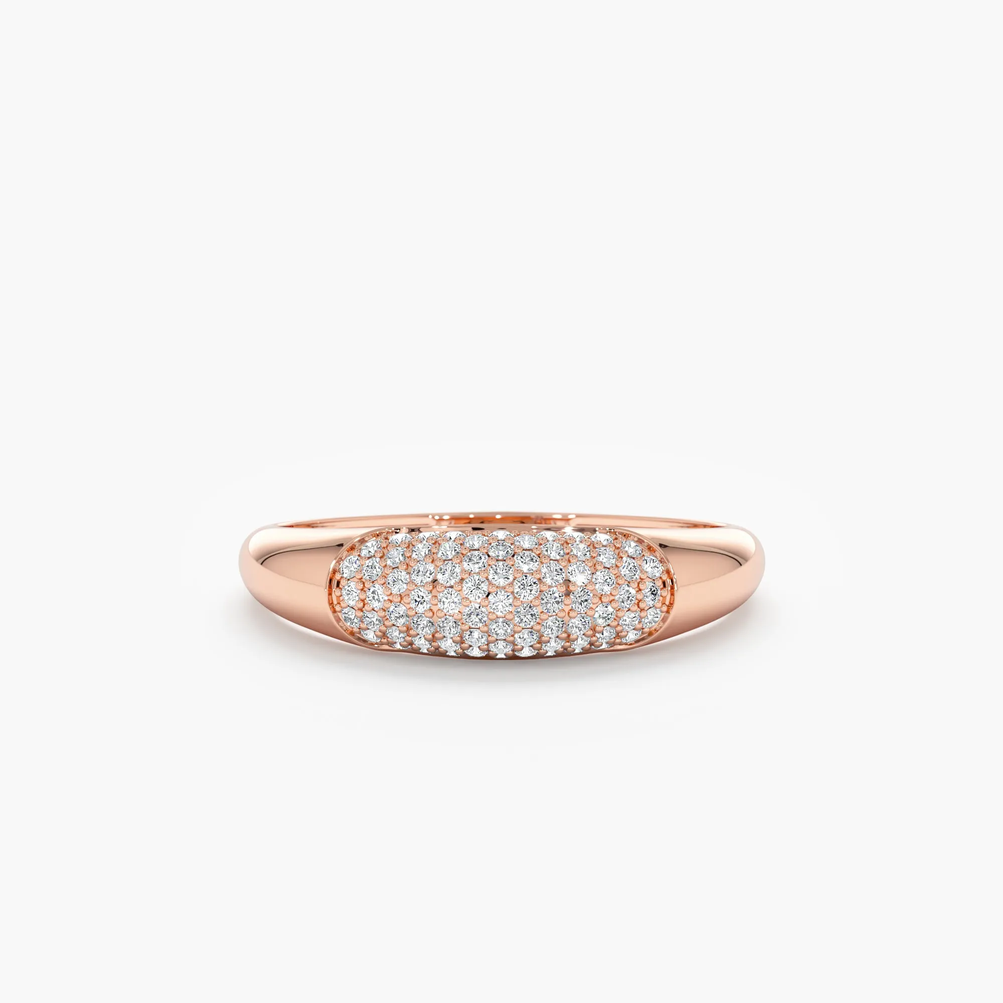 Pave Diamond Dome Ring, Amira SARAHELISE