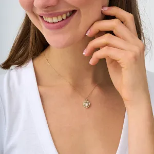 Pave Diamond Heart Pendant, Fenella SARAHELISE