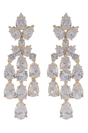 Pear Chandelier Earrings