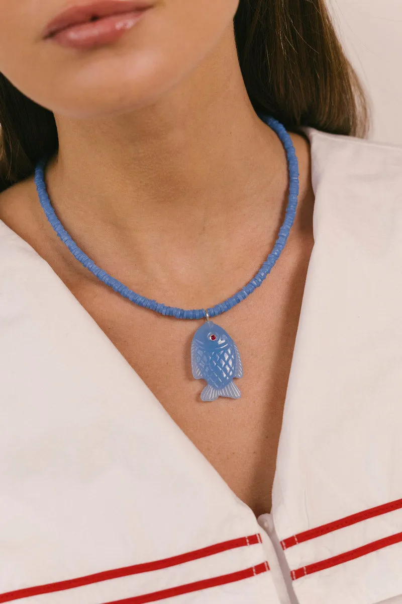 Peixe Necklace Silver Wildthings Collectables