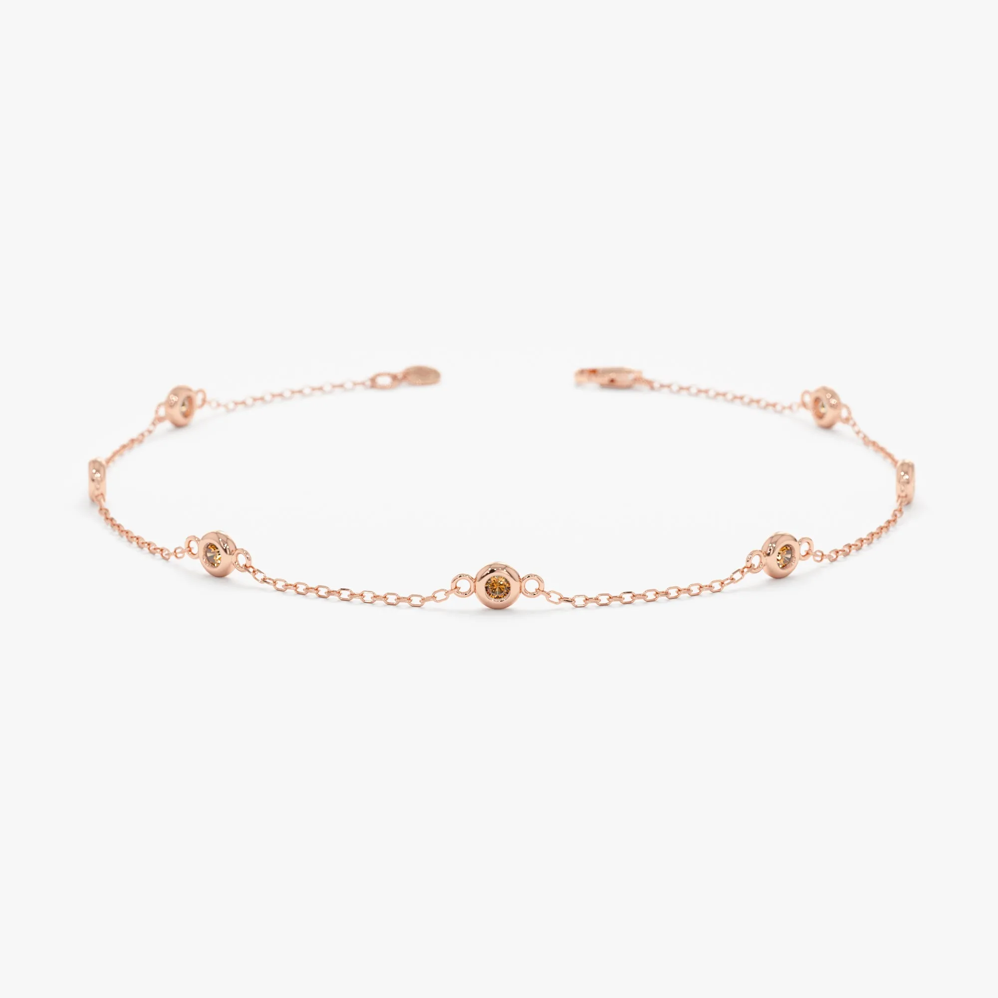 Petite Citrine Station Bracelet, Tabitha SARAHELISE
