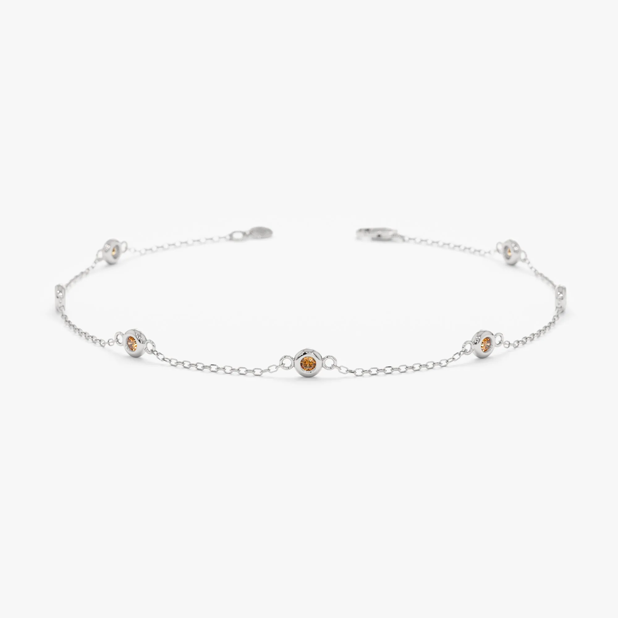 Petite Citrine Station Bracelet, Tabitha SARAHELISE