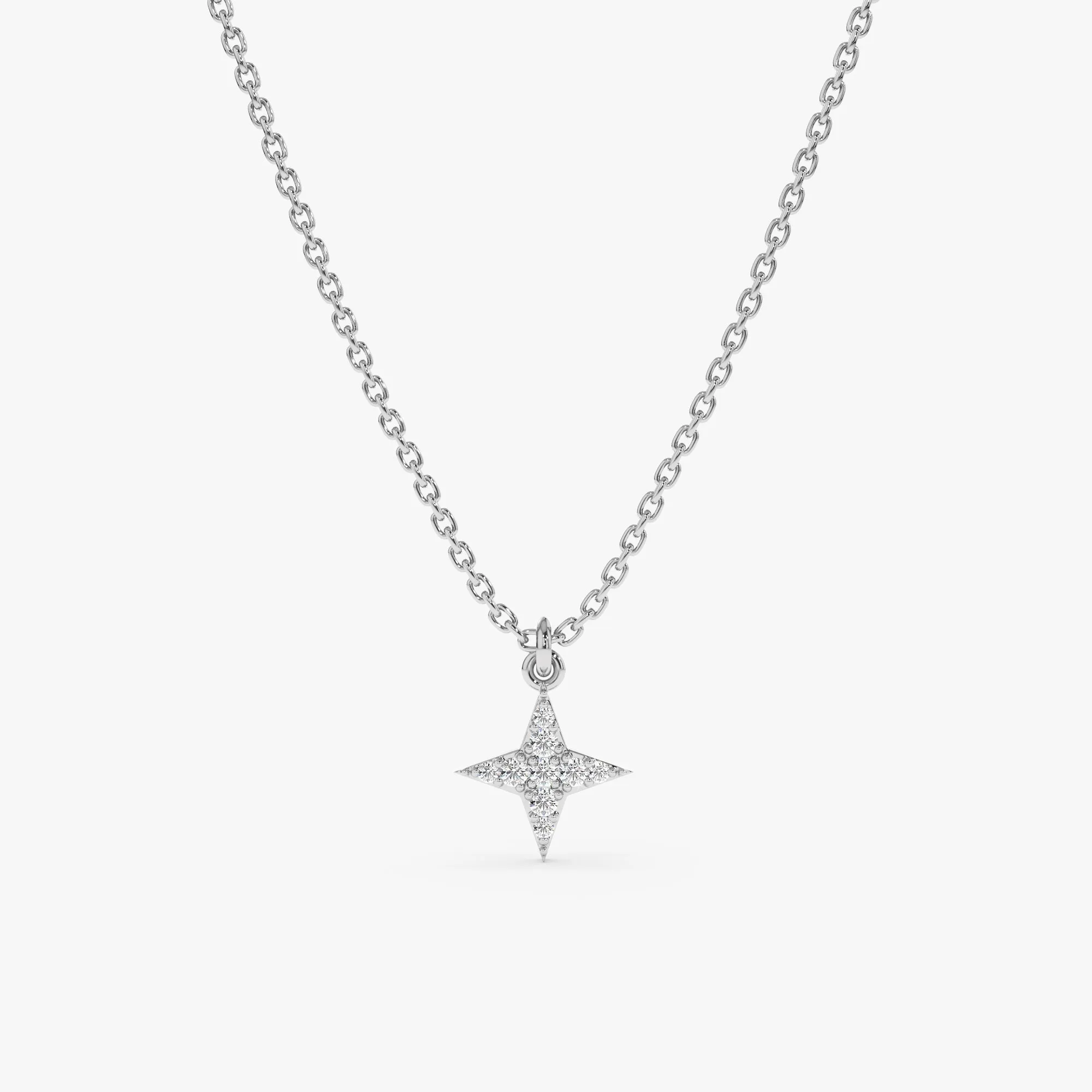 Petite Diamond North Star Necklace, Noelle SARAHELISE