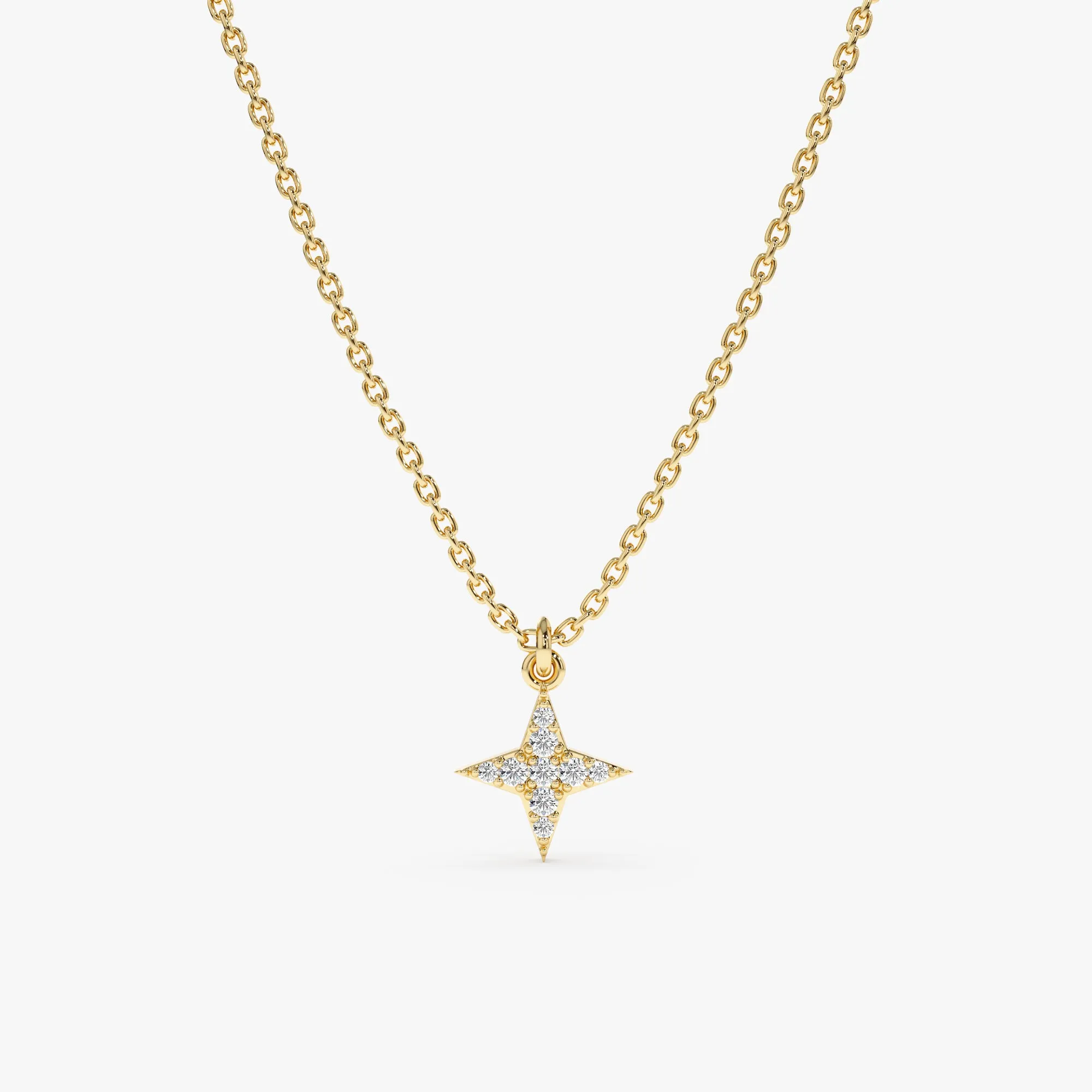 Petite Diamond North Star Necklace, Noelle SARAHELISE