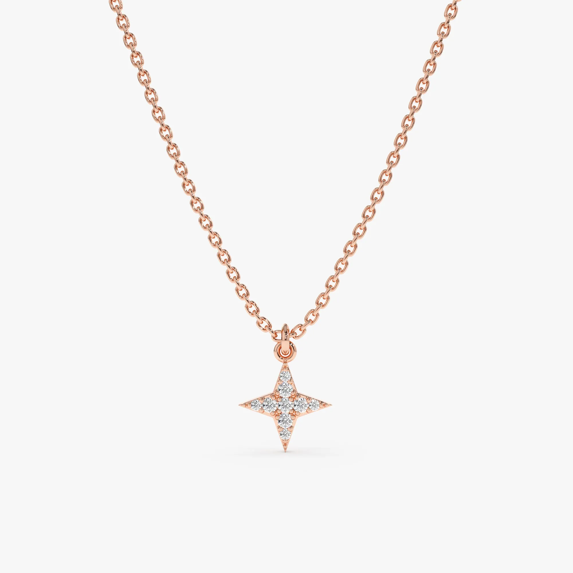 Petite Diamond North Star Necklace, Noelle SARAHELISE