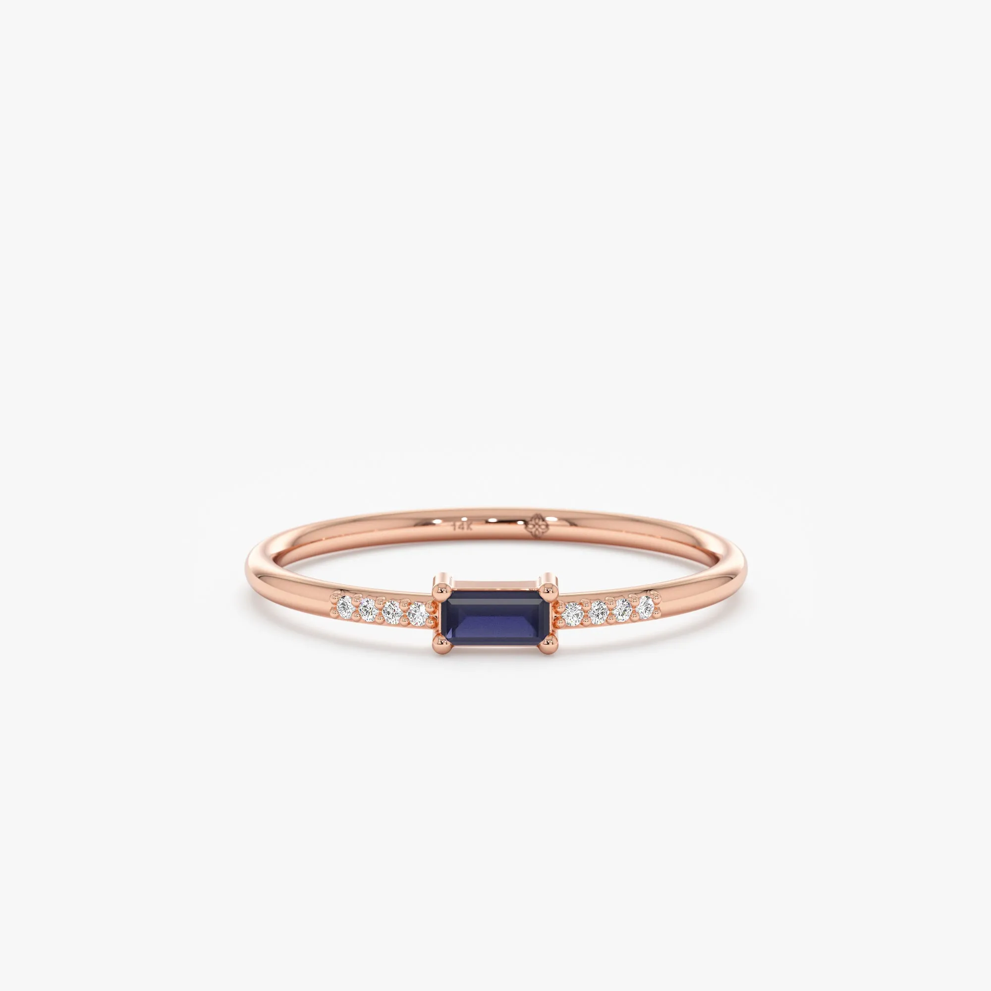 Petite Sapphire and Diamond Ring, Anastasia SARAHELISE