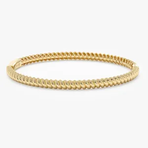 Plain Gold Rope Bangle, Belle SARAHELISE