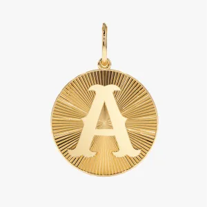 Radial Letter Pendant, Cindra SARAHELISE
