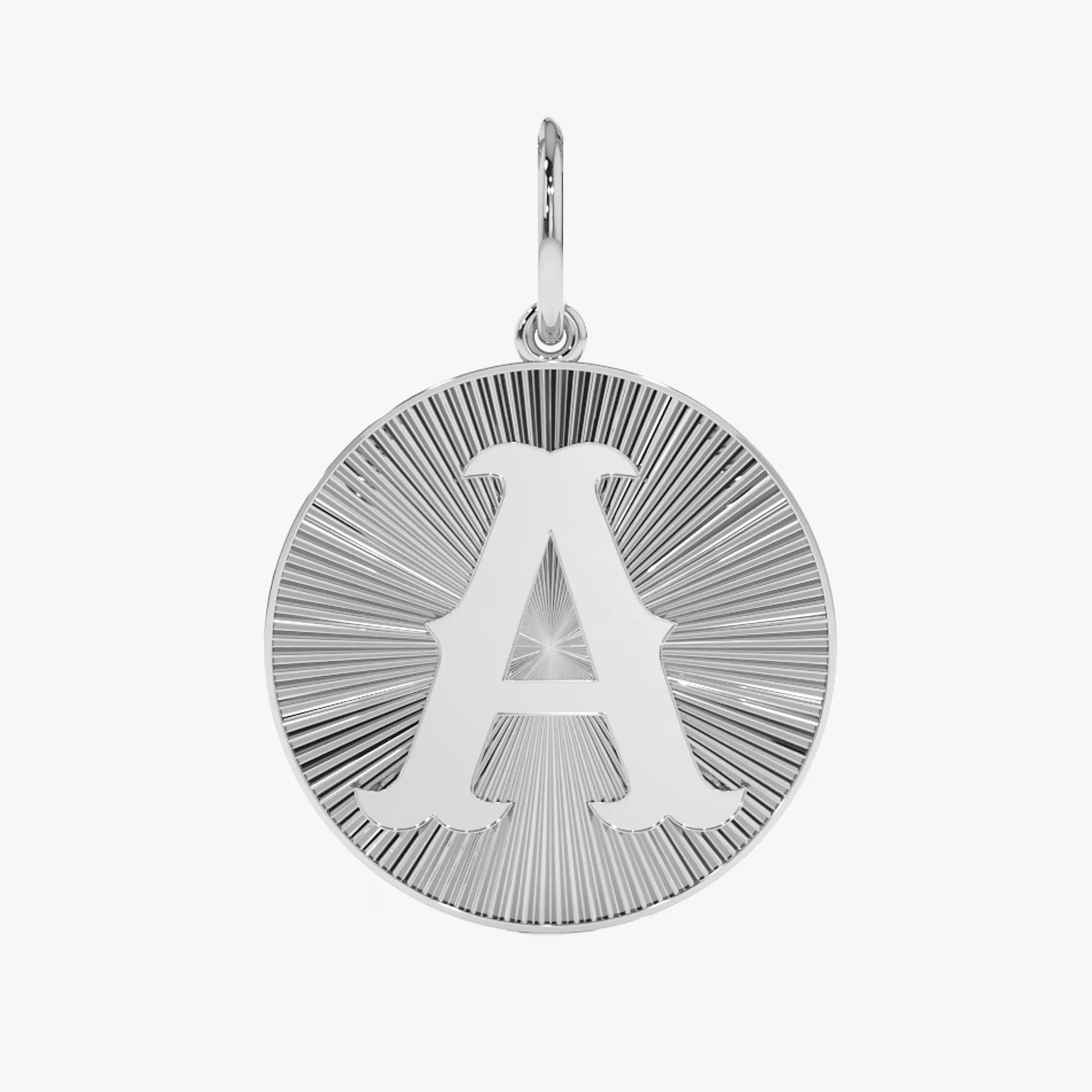 Radial Letter Pendant, Cindra SARAHELISE