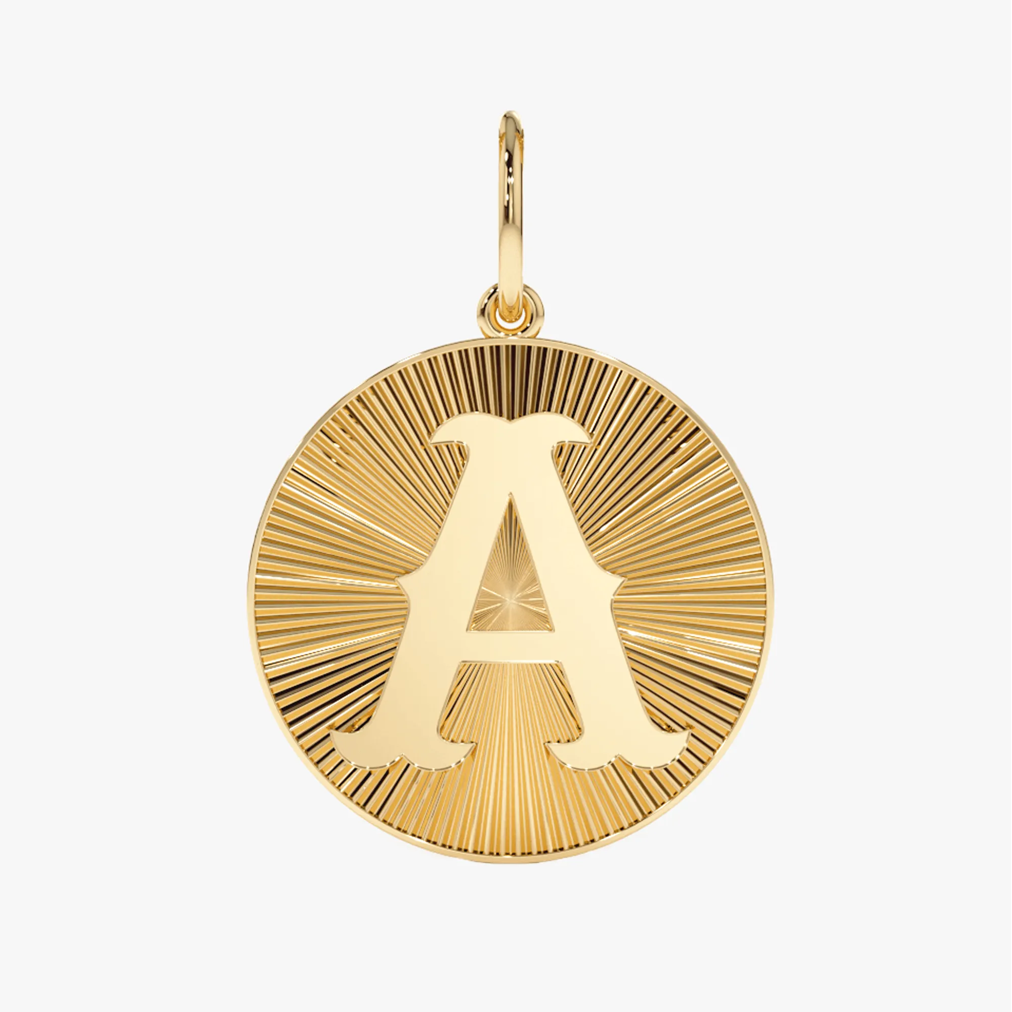 Radial Letter Pendant, Cindra SARAHELISE