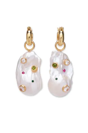 Rainbow Pearl Earrings