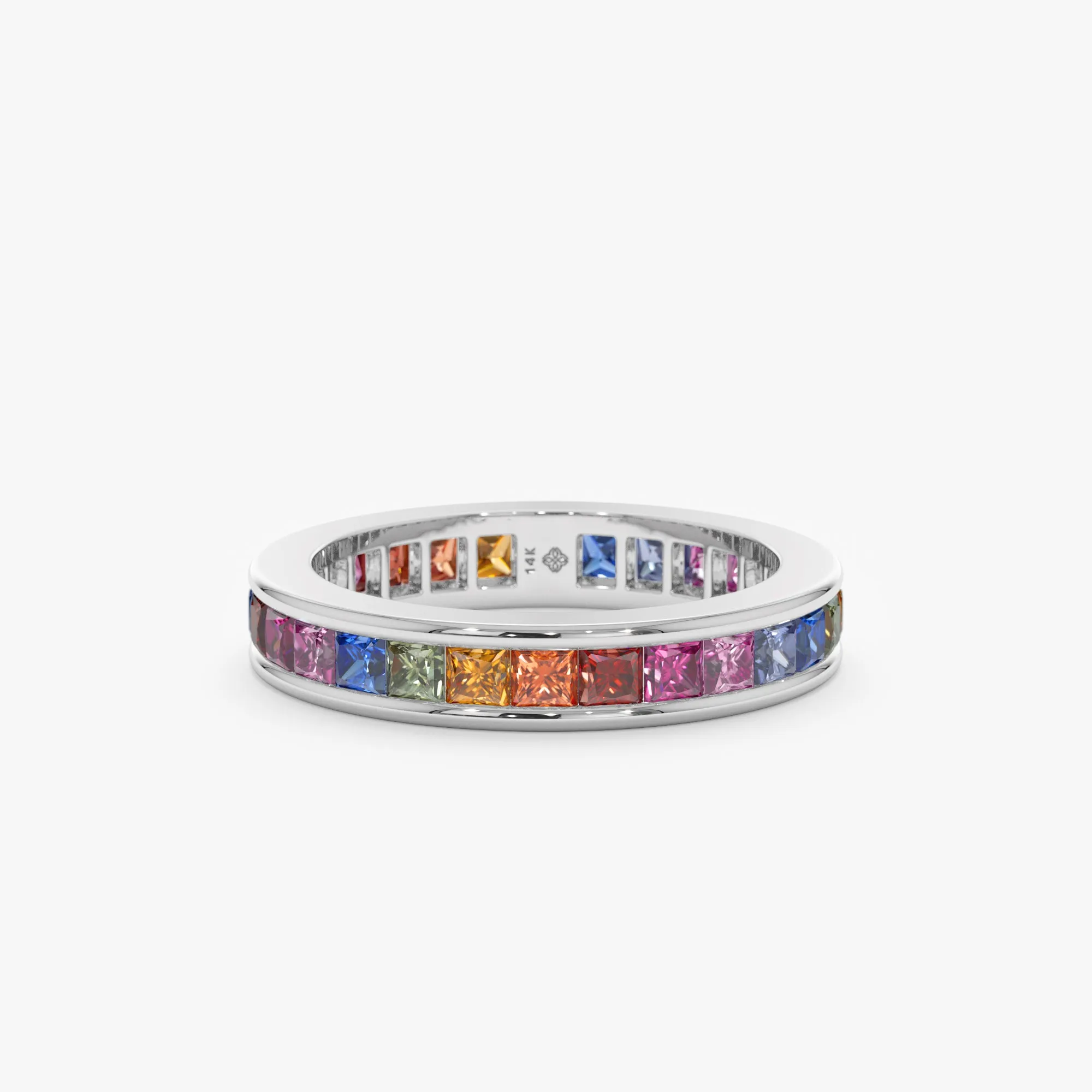 Rainbow Sapphire Eternity Ring, River SARAHELISE