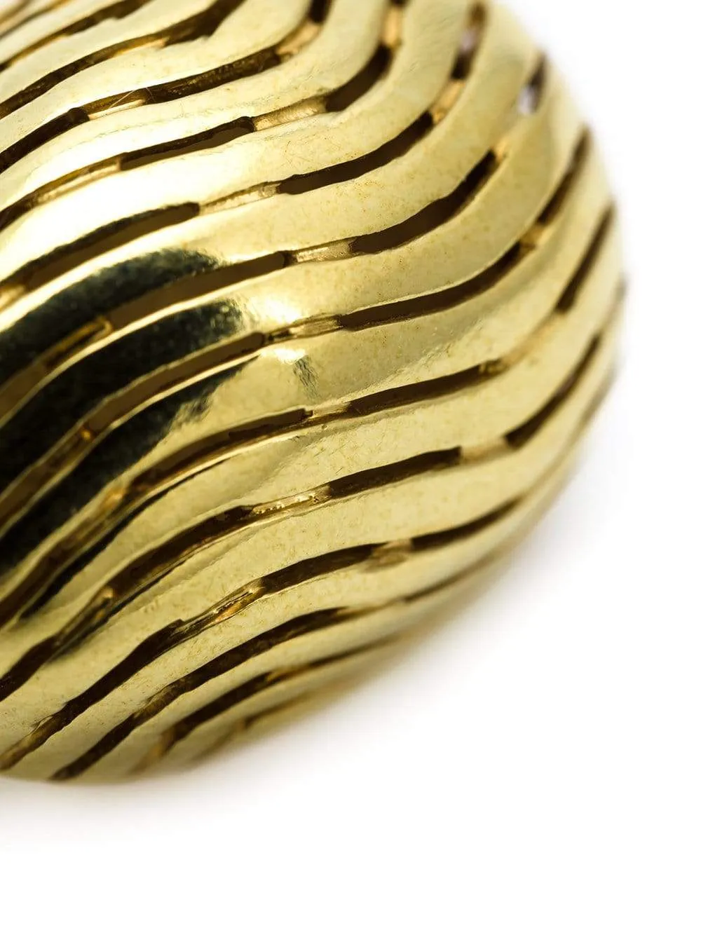 Ridged Ball Earrings