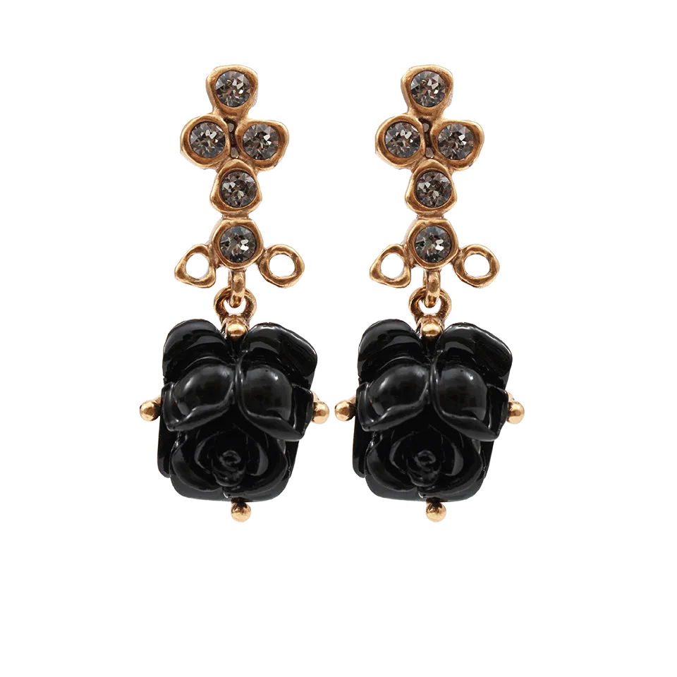 Rose Drop Earrings