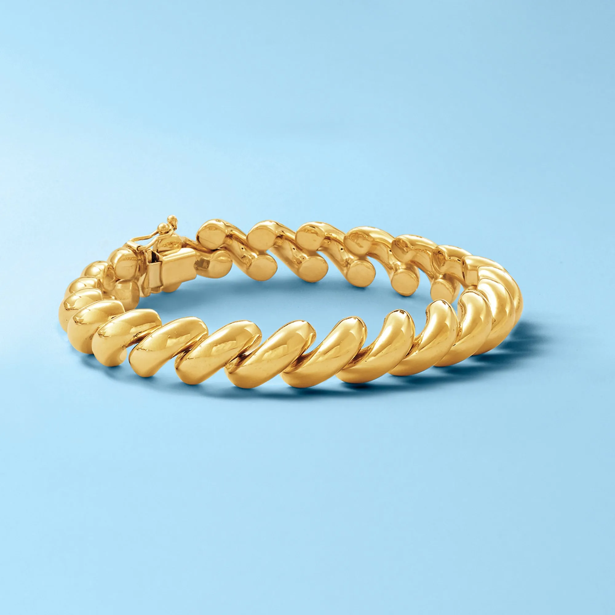 Ross-Simons 14kt Yellow Gold San Marco Bracelet