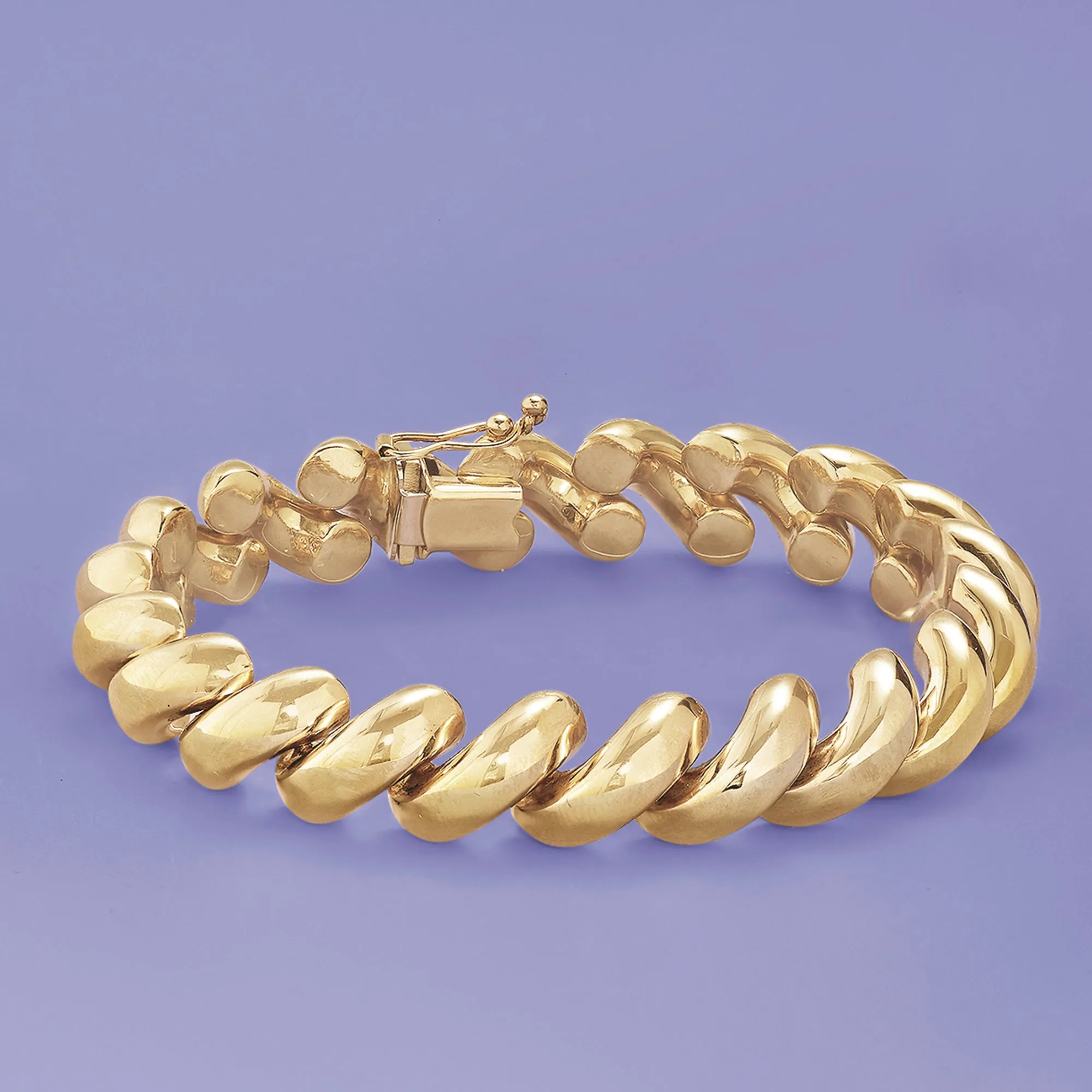 Ross-Simons 14kt Yellow Gold San Marco Bracelet