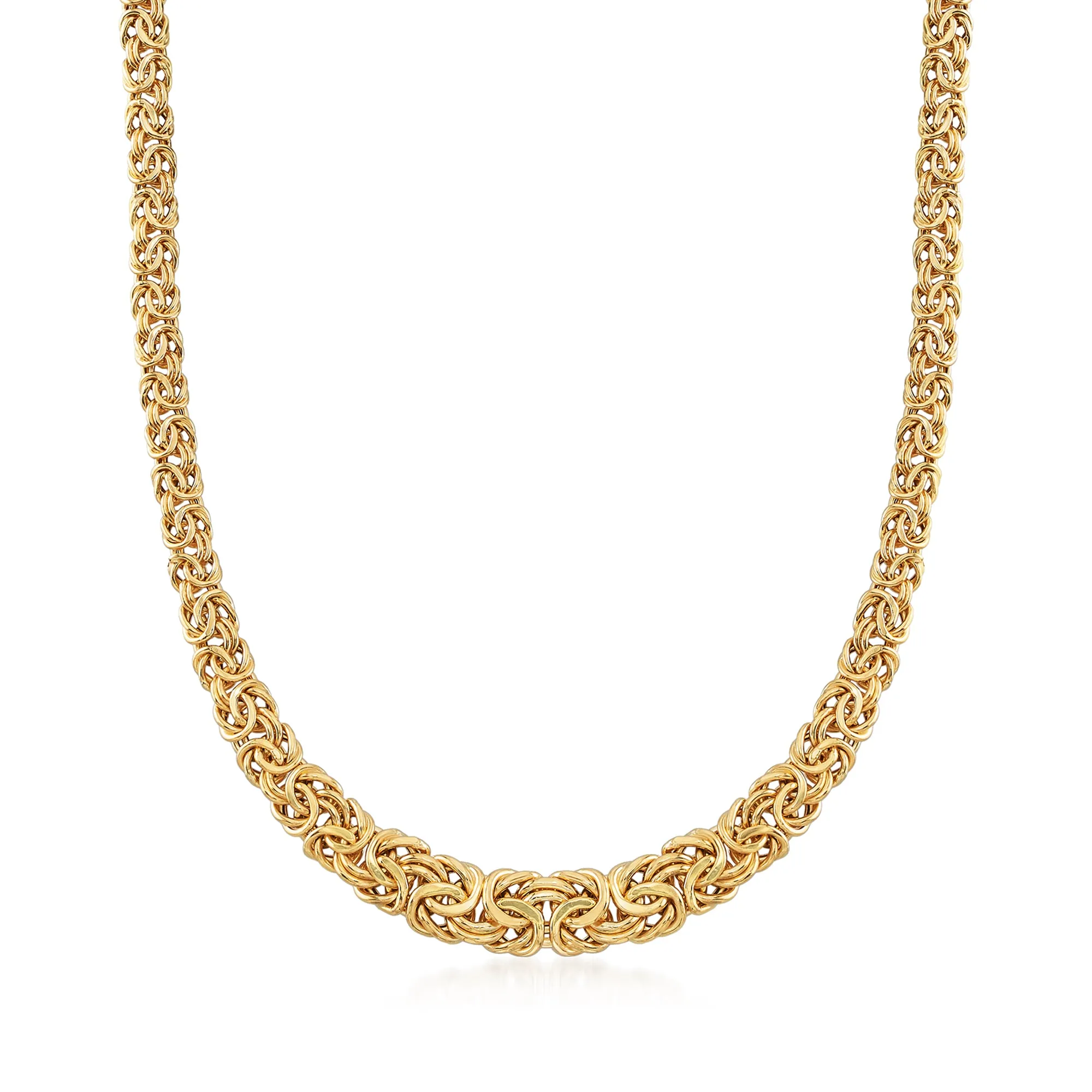 Ross-Simons 18kt Yellow Gold Byzantine Necklace