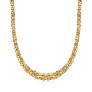 Ross-Simons 18kt Yellow Gold Byzantine Necklace