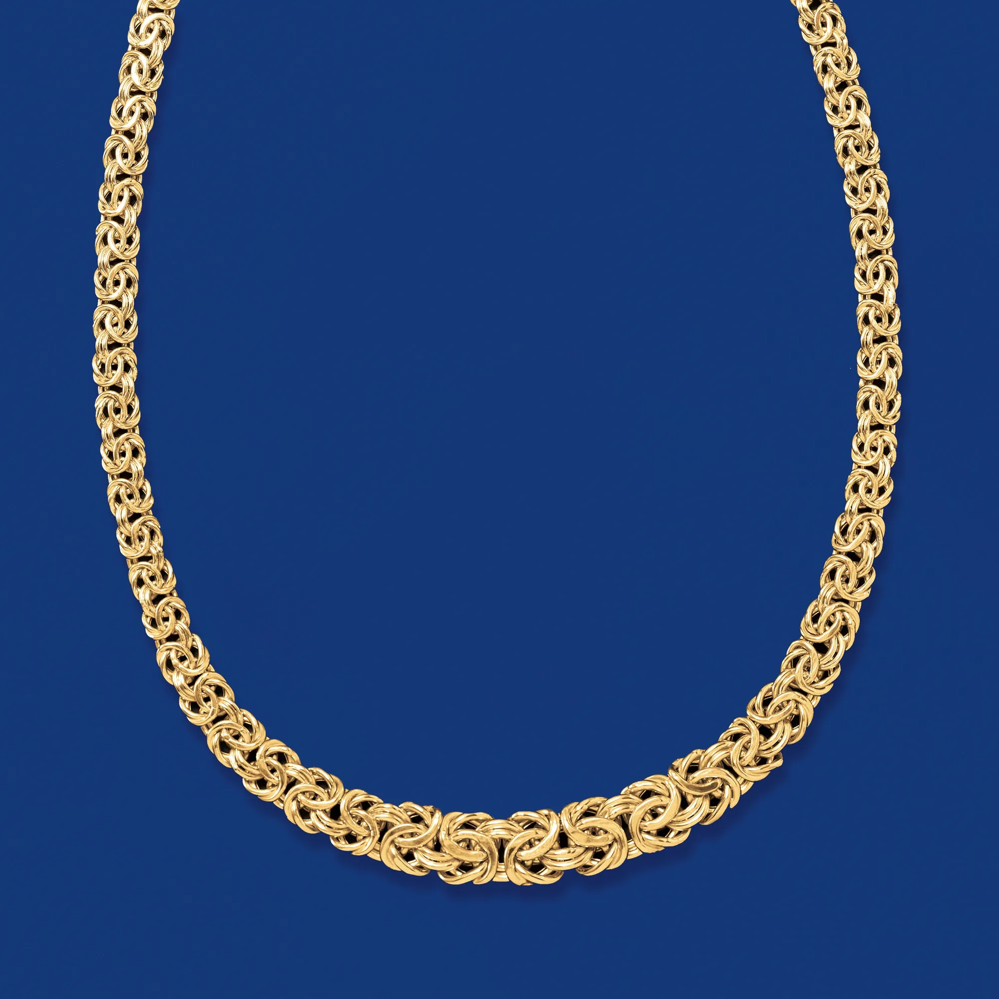 Ross-Simons 18kt Yellow Gold Byzantine Necklace