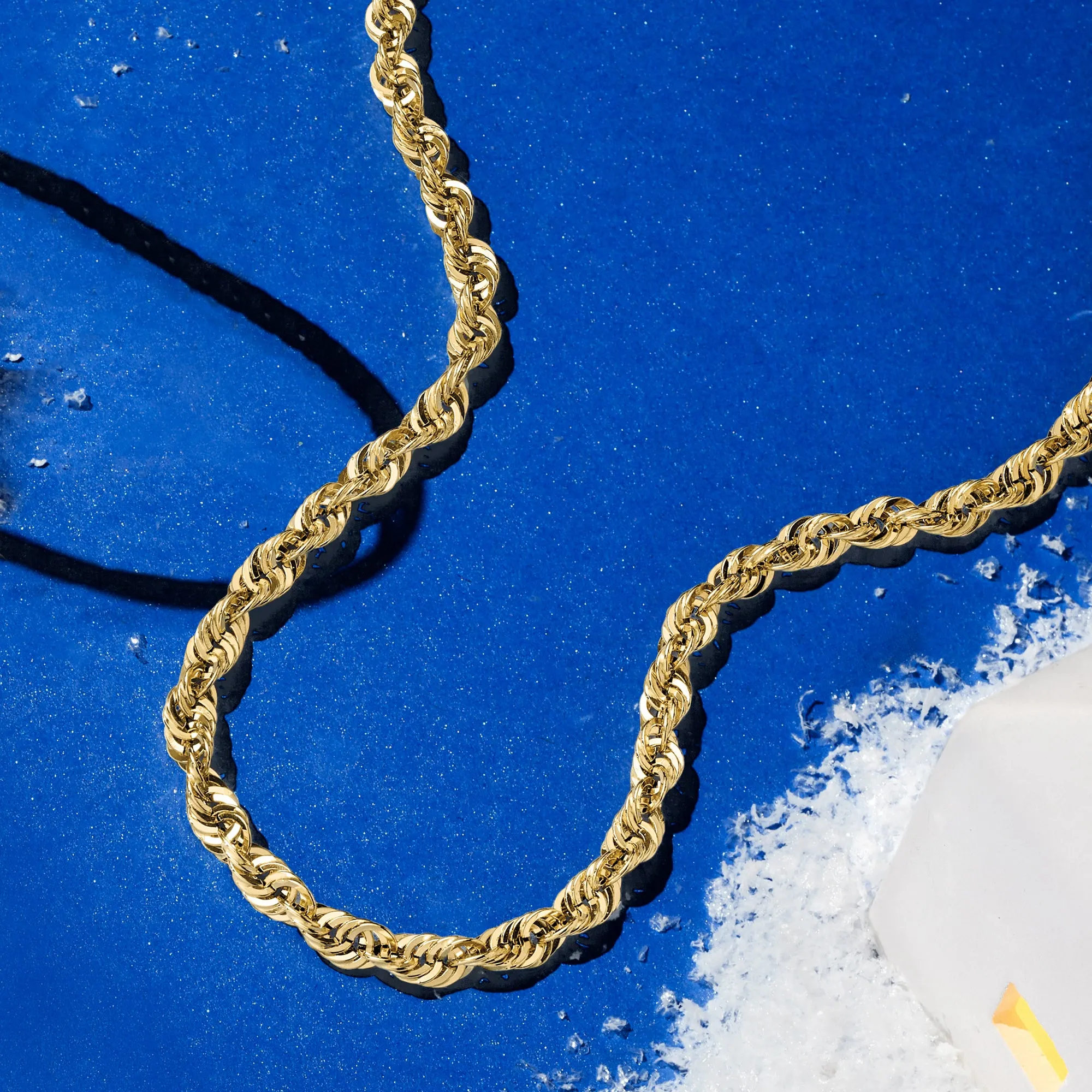 Ross-Simons 5.5mm 14kt Yellow Gold Rope Chain Necklace