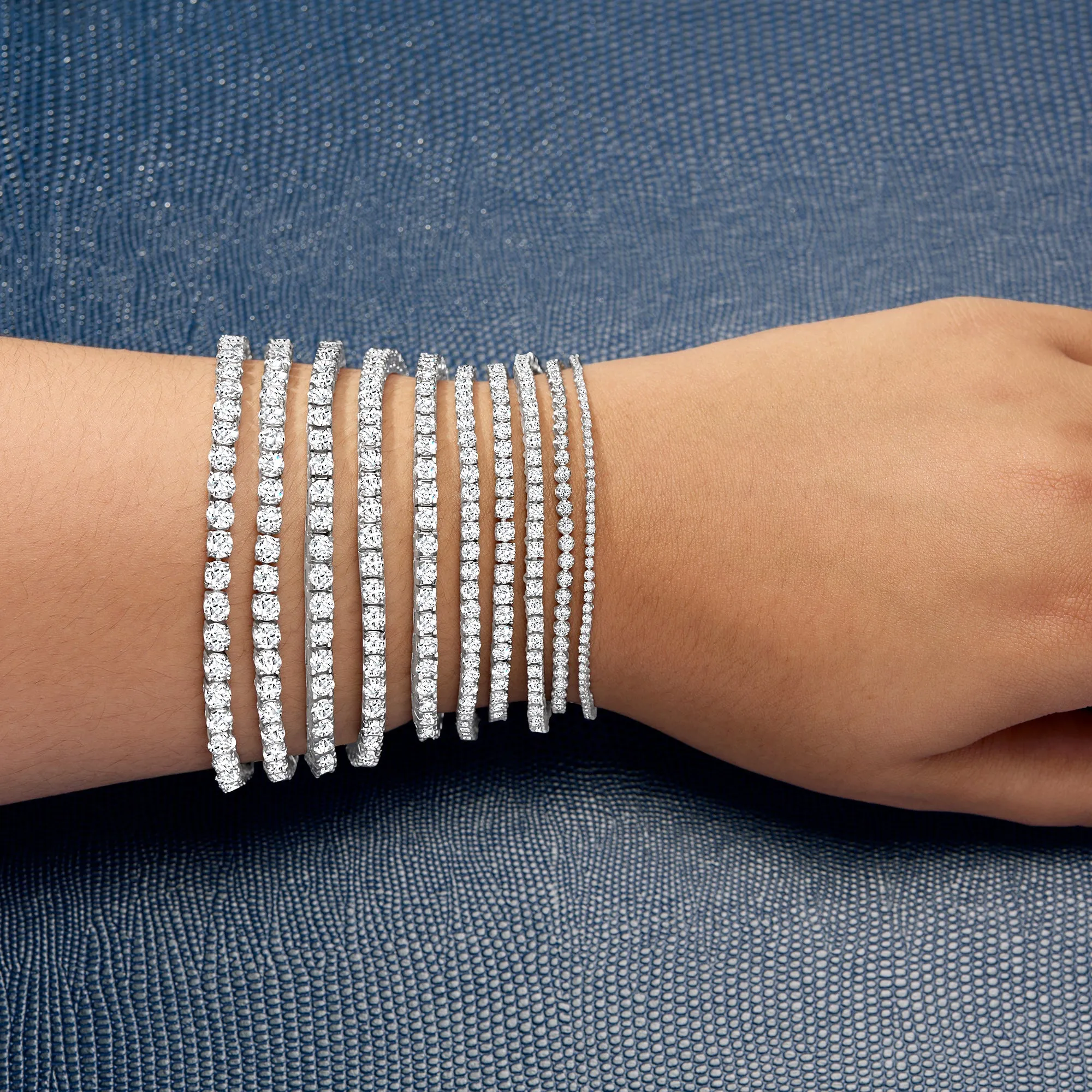Ross-Simons Diamond Tennis Bracelet in 14kt Yellow Gold