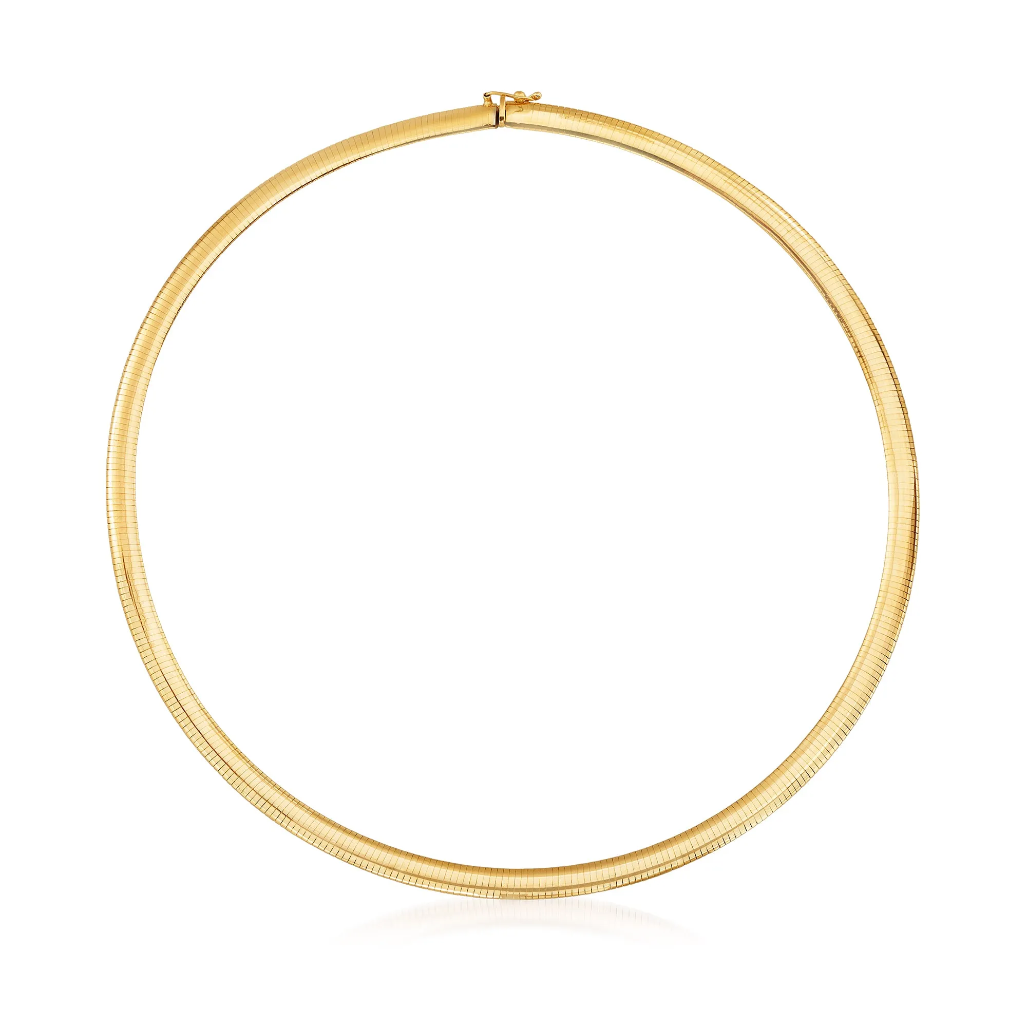 Ross-Simons Italian 6mm 14kt Yellow Gold Omega Necklace