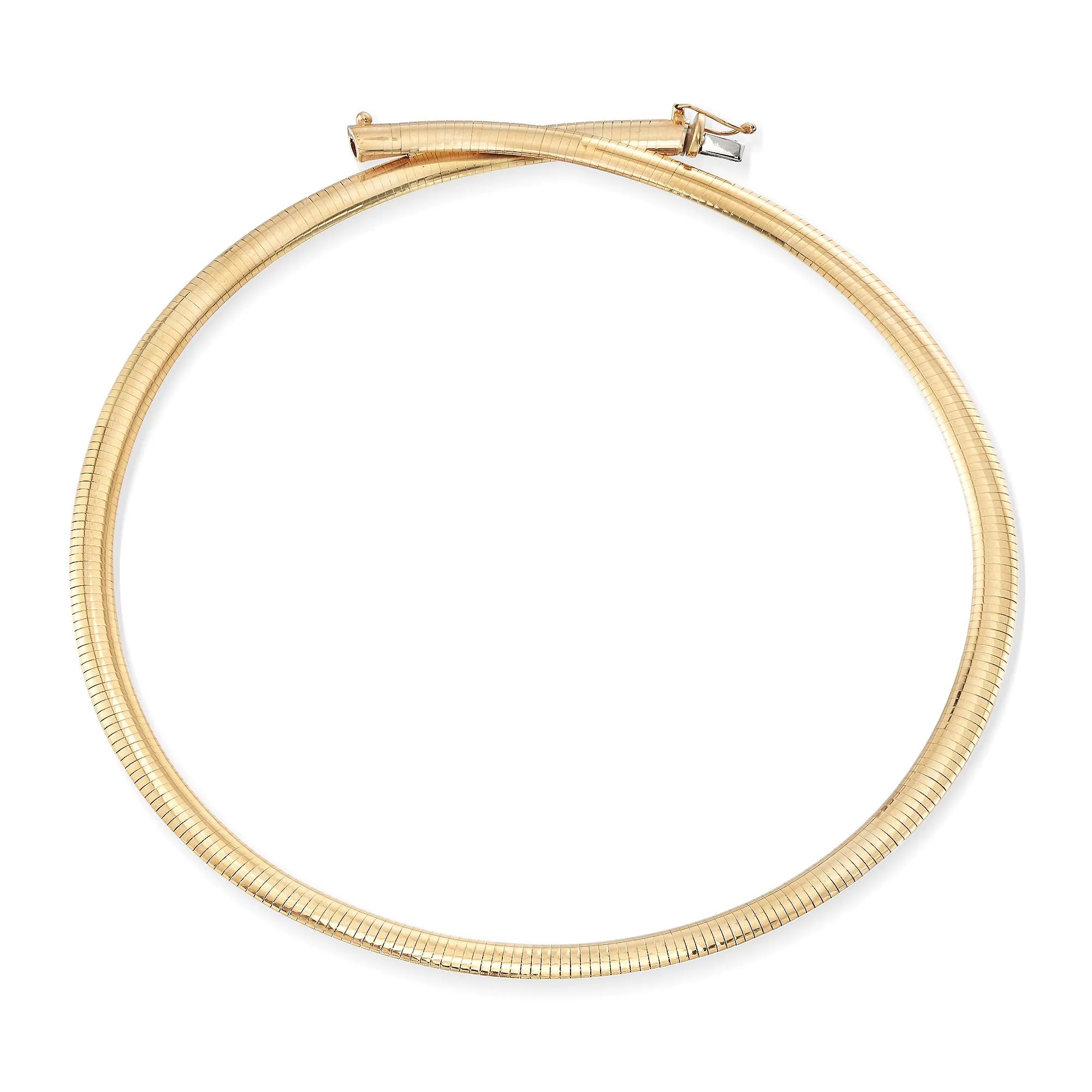 Ross-Simons Italian 6mm 14kt Yellow Gold Omega Necklace