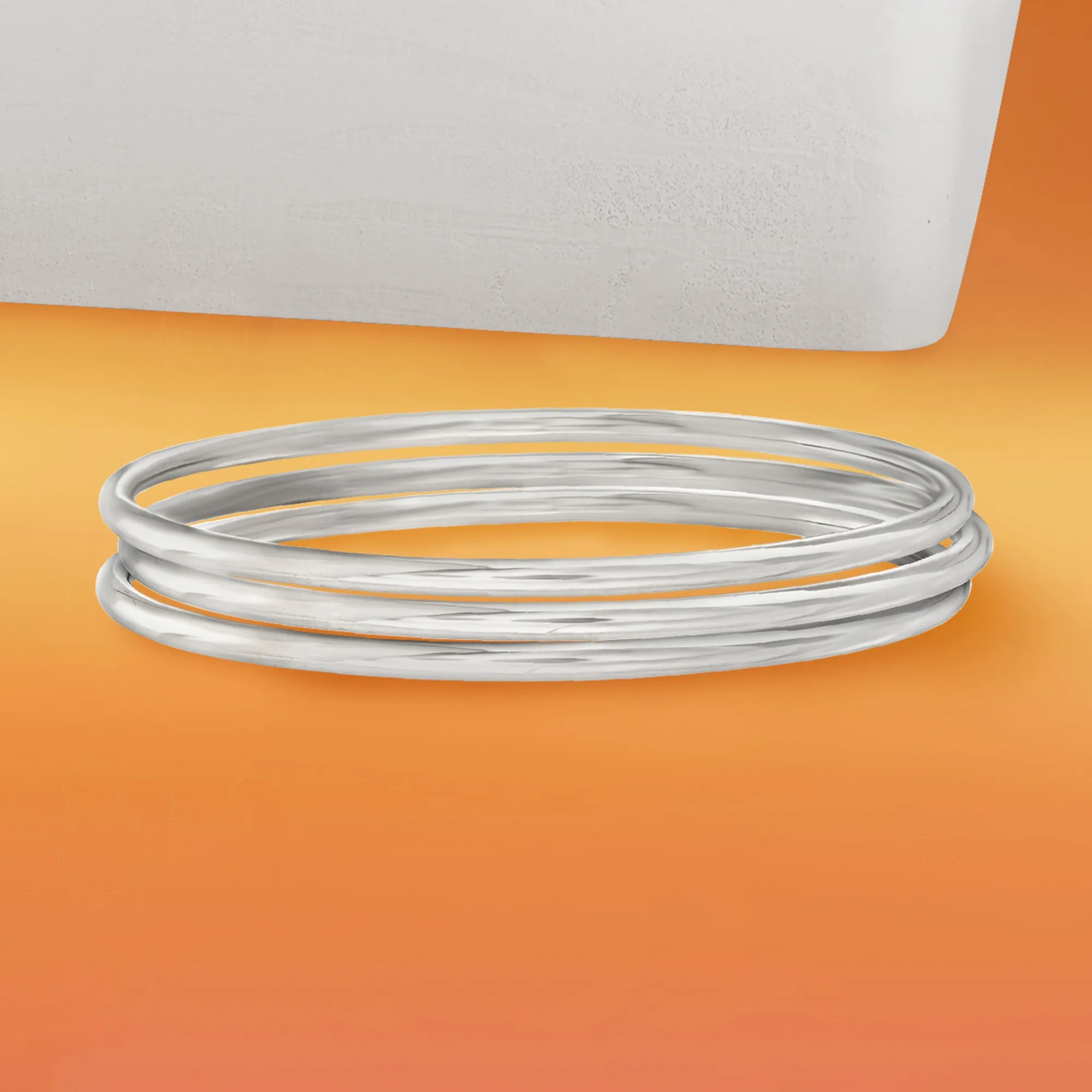 Ross-Simons Italian Sterling Silver Jewelry Set: 3 Polished Bangle Bracelets