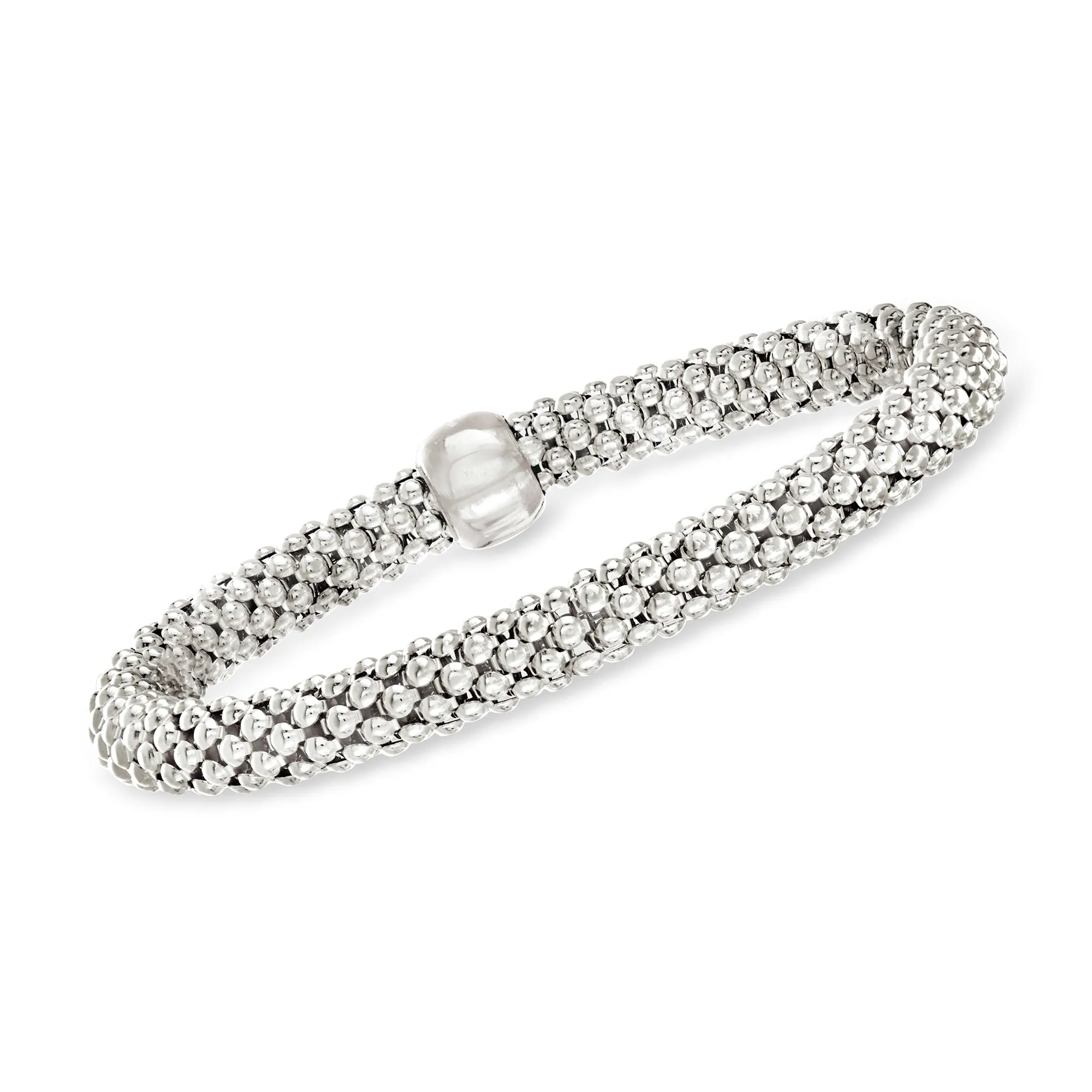 Ross-Simons Italian Sterling Silver Stretch Bracelet