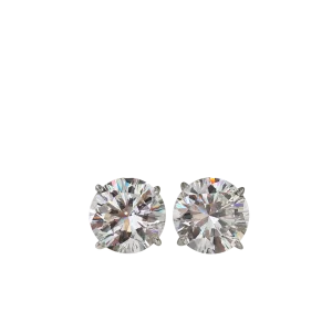 Round Stud Earrings