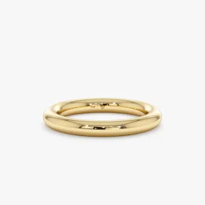 Round Wire Chunky Wedding Band - 3 mm, Ati SARAHELISE