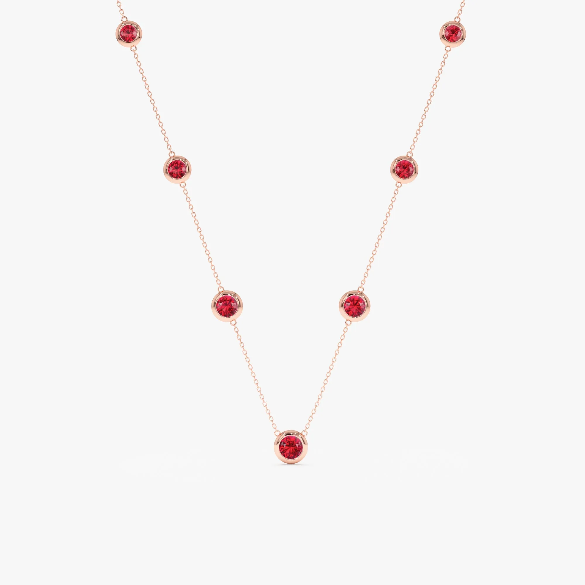 Ruby Choker Necklace, Reyna SARAHELISE