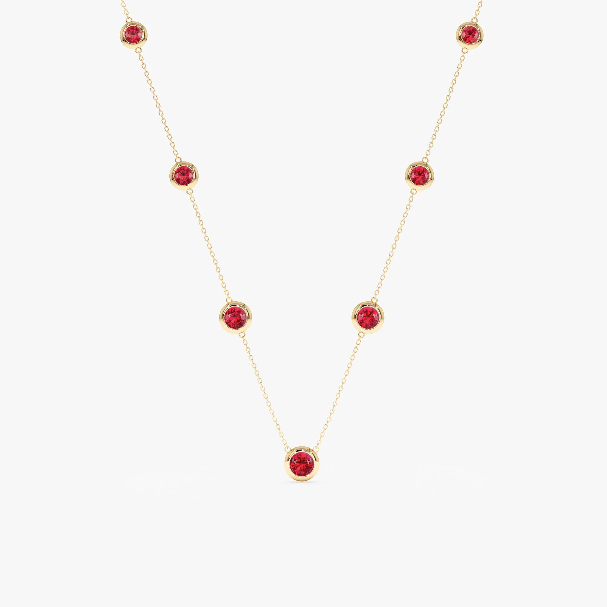 Ruby Choker Necklace, Reyna SARAHELISE