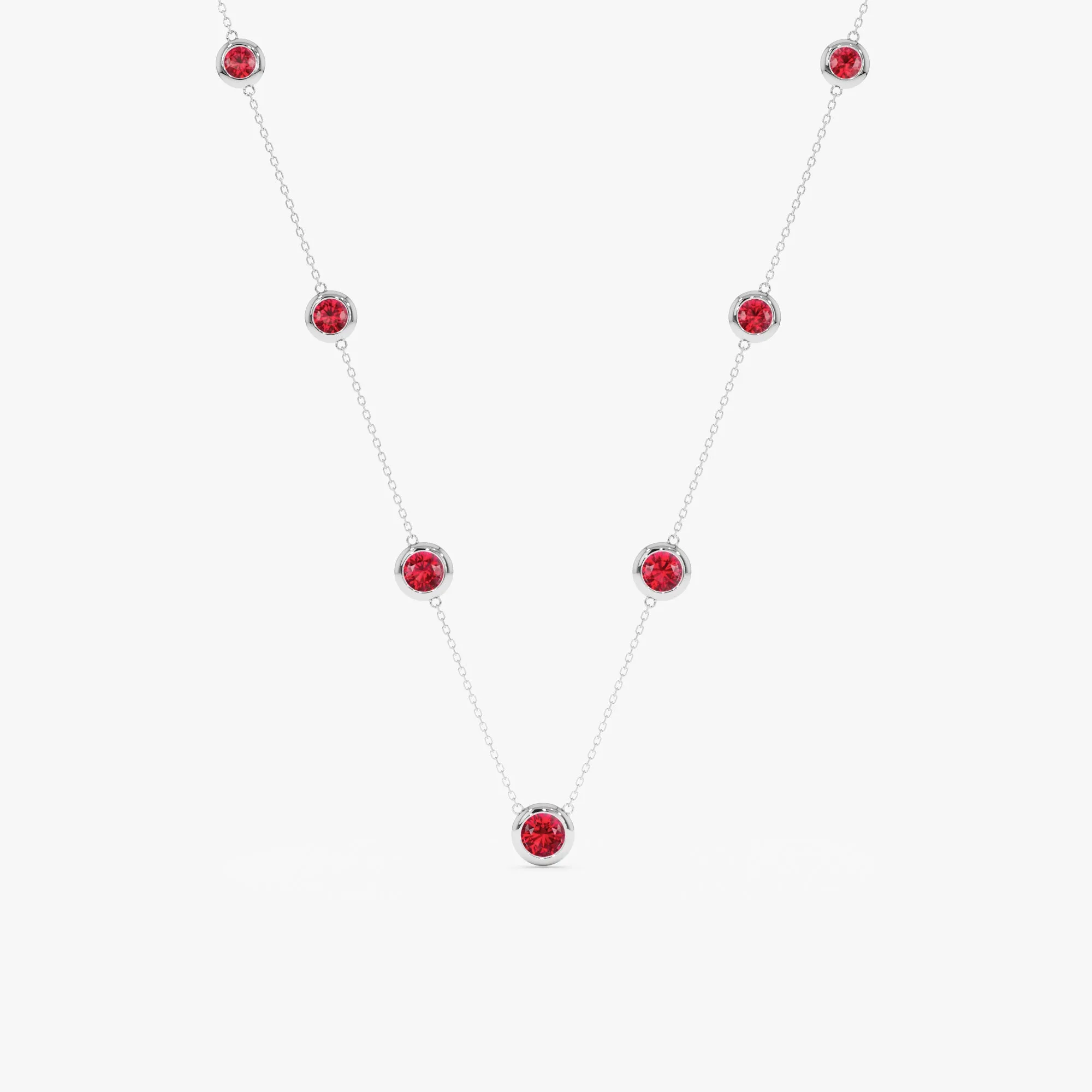 Ruby Choker Necklace, Reyna SARAHELISE