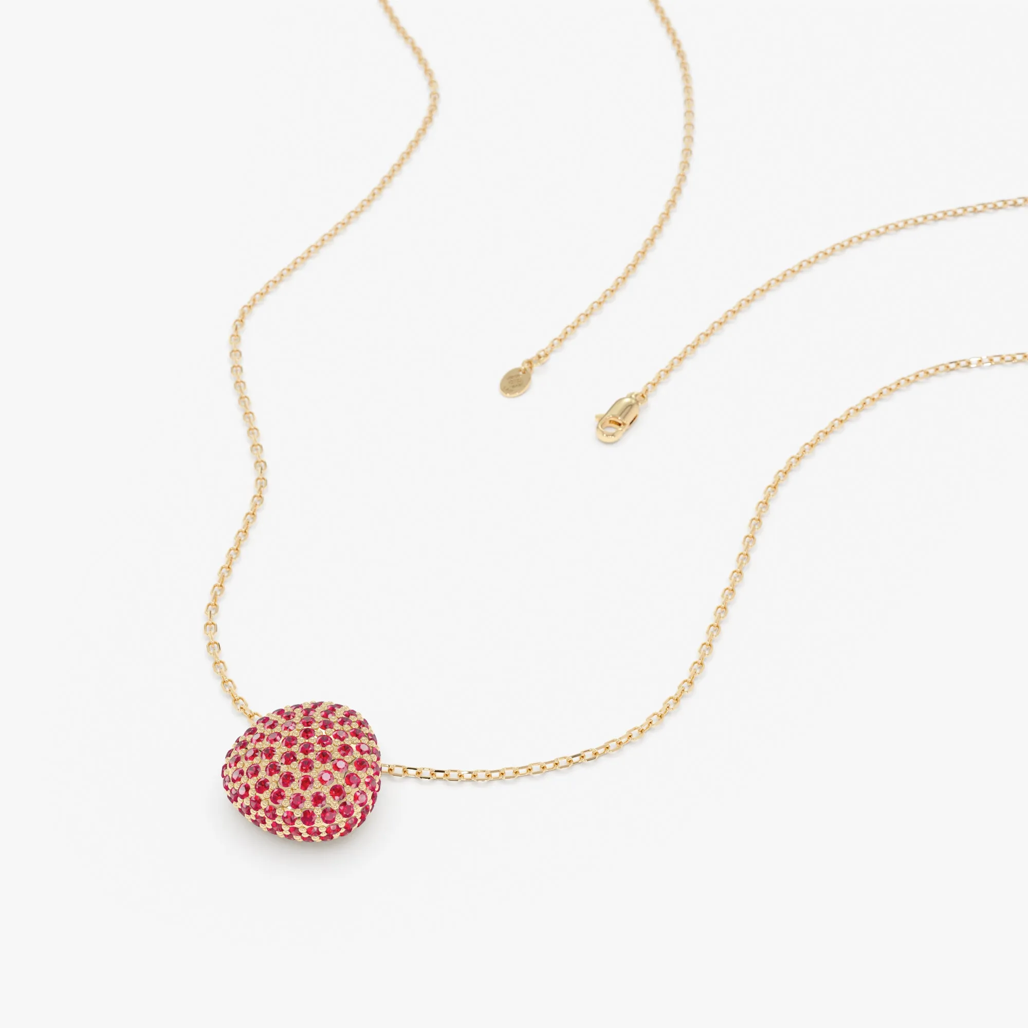 Ruby Cluster Necklace, Gita SARAHELISE