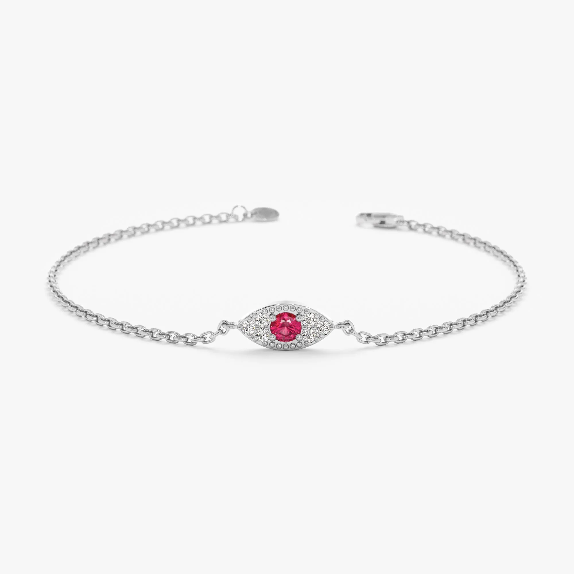 Ruby Eye Diamond Bracelet, Margaret SARAHELISE