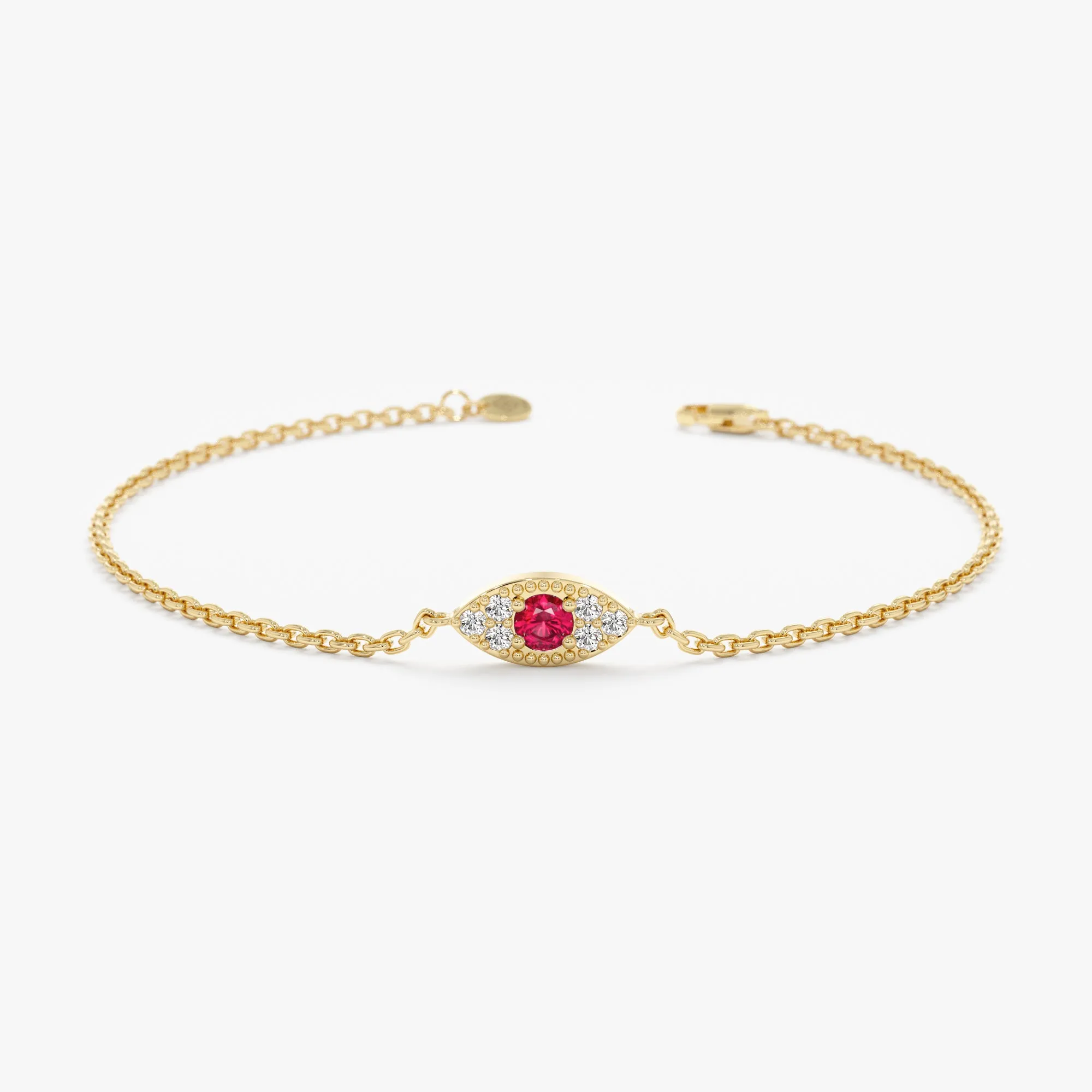 Ruby Eye Diamond Bracelet, Margaret SARAHELISE