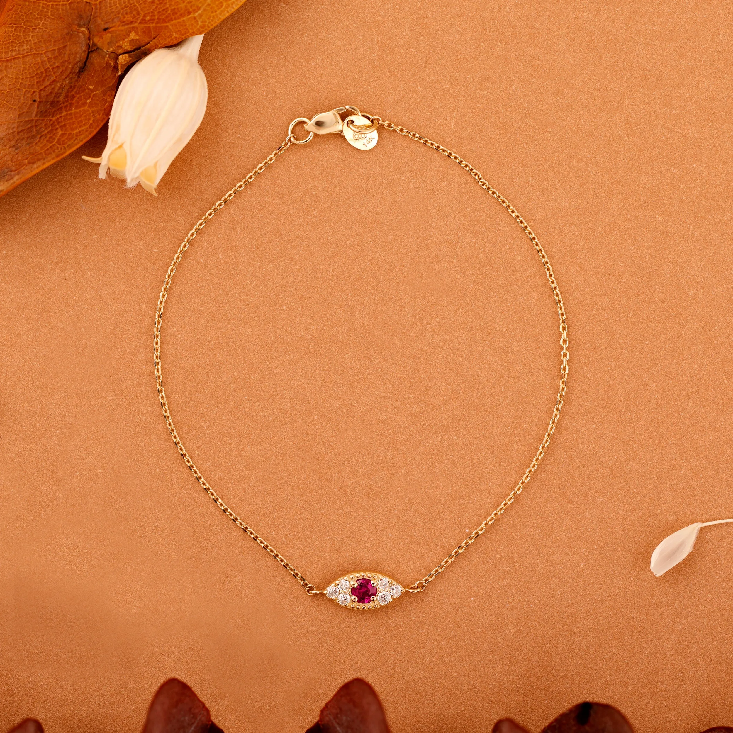 Ruby Eye Diamond Bracelet, Margaret SARAHELISE