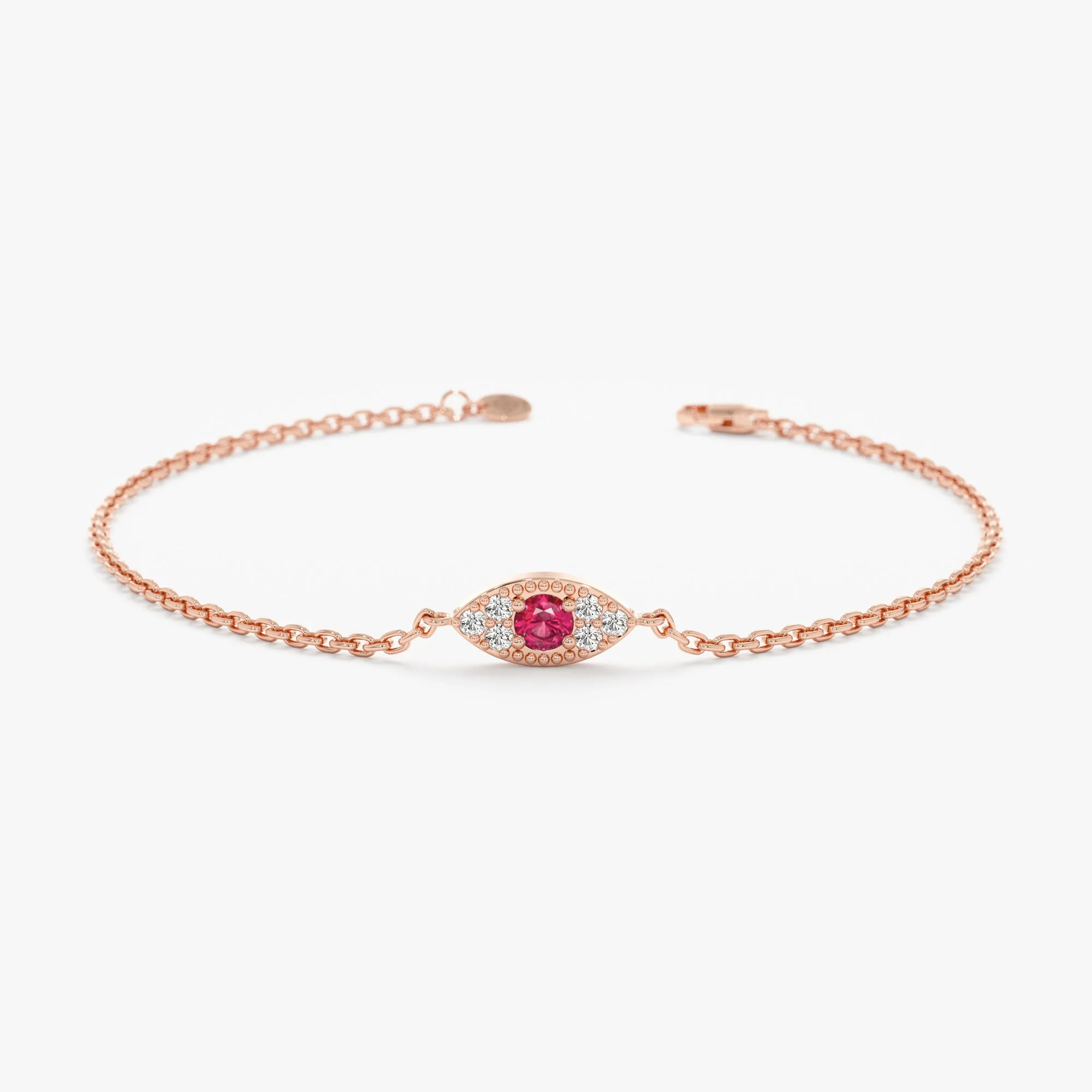Ruby Eye Diamond Bracelet, Margaret SARAHELISE