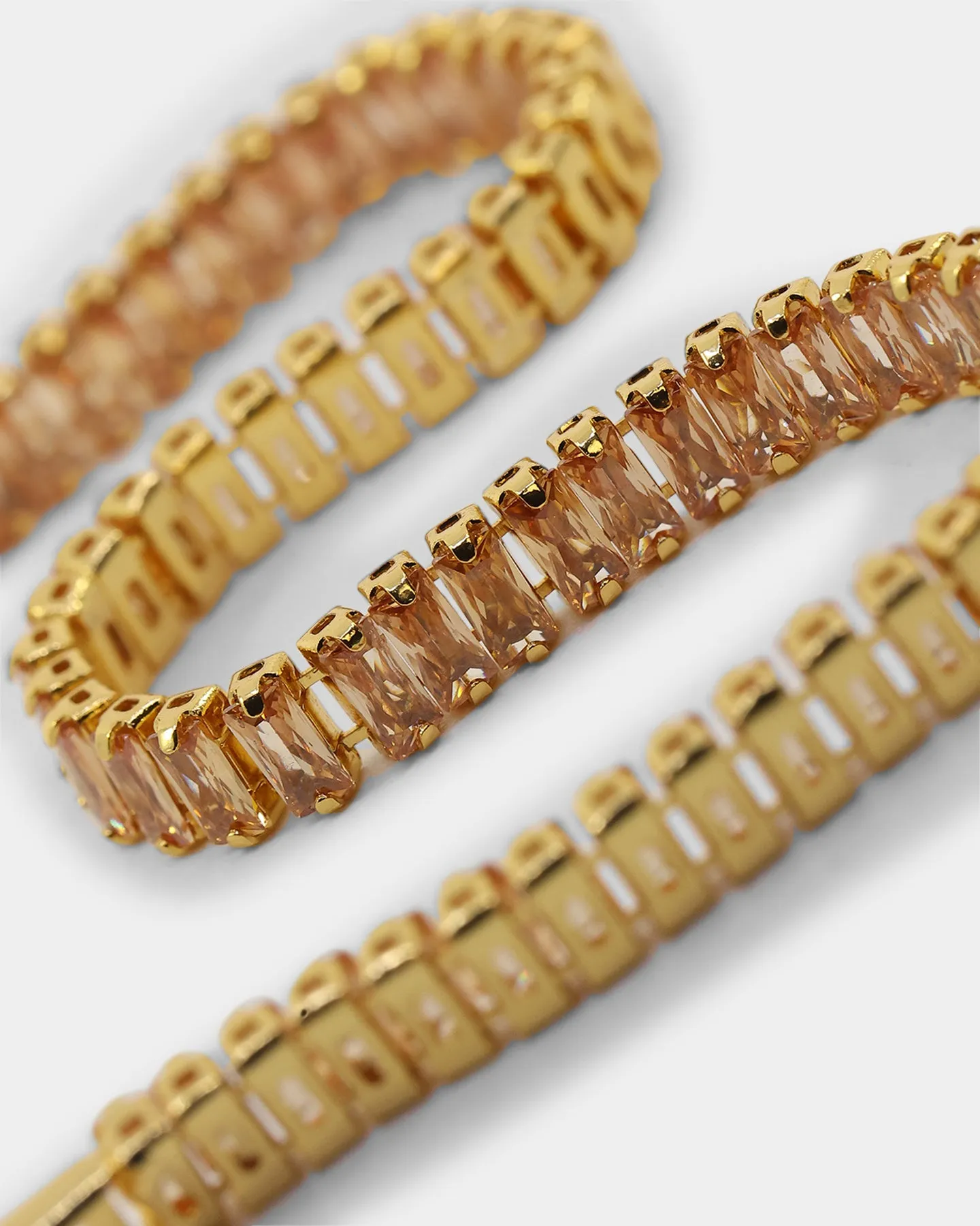 Saint Morta New Micro Baguette Bracelet Champagne/Gold