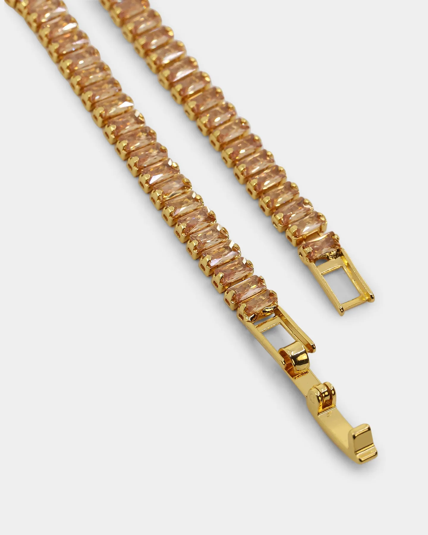 Saint Morta New Micro Baguette Bracelet Champagne/Gold